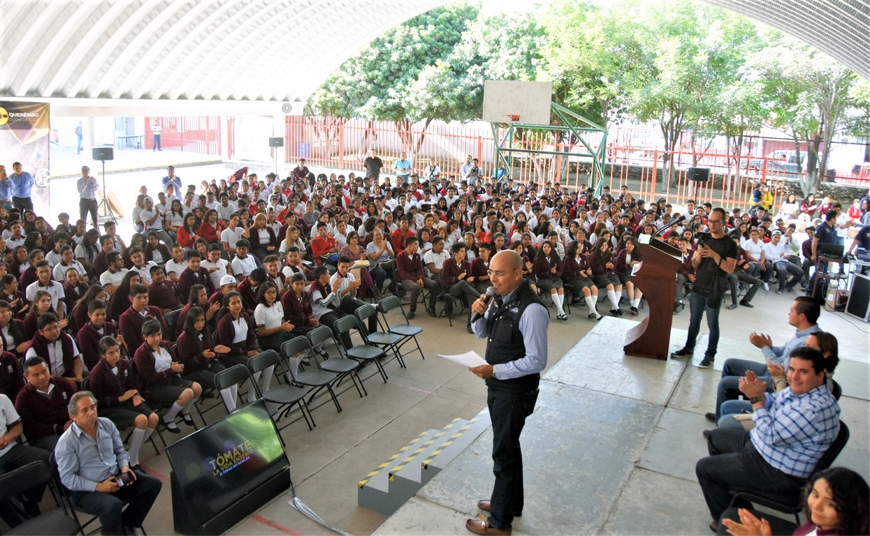 El programa “Tómate la vida en serio” llega a 21 mil jóvenes de Querétaro Capital