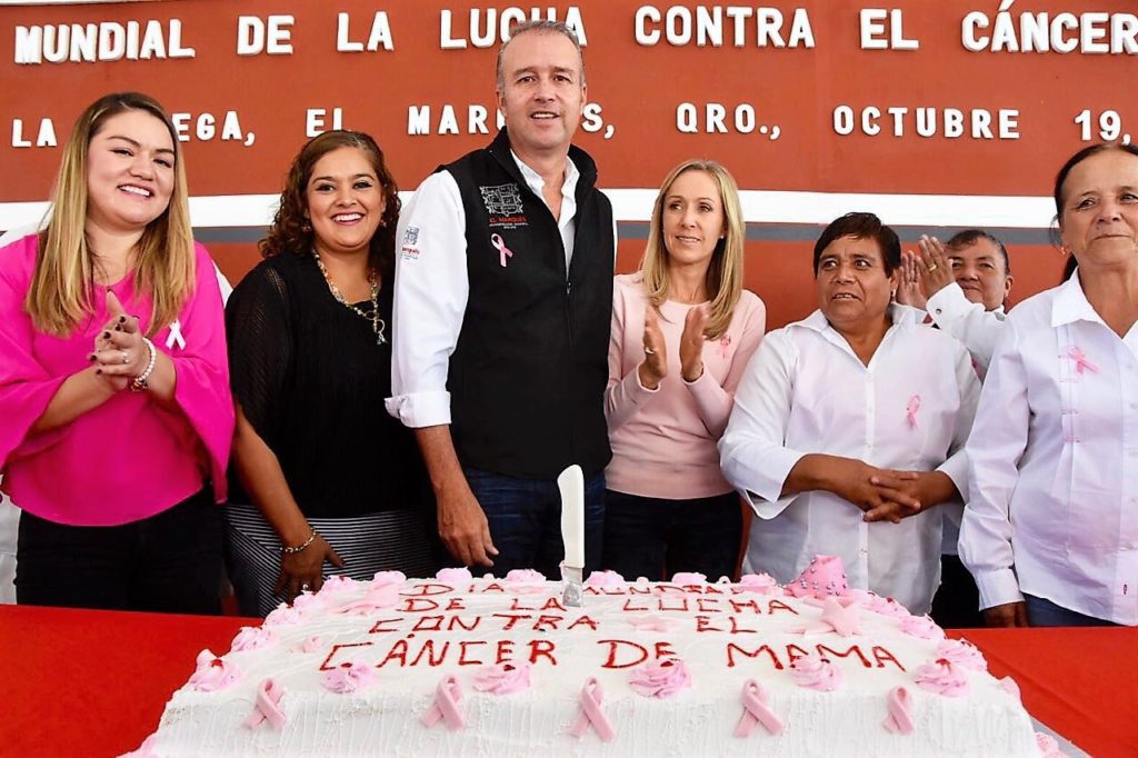Conmemoran en El Marqués, día mundial contra el cáncer de mama