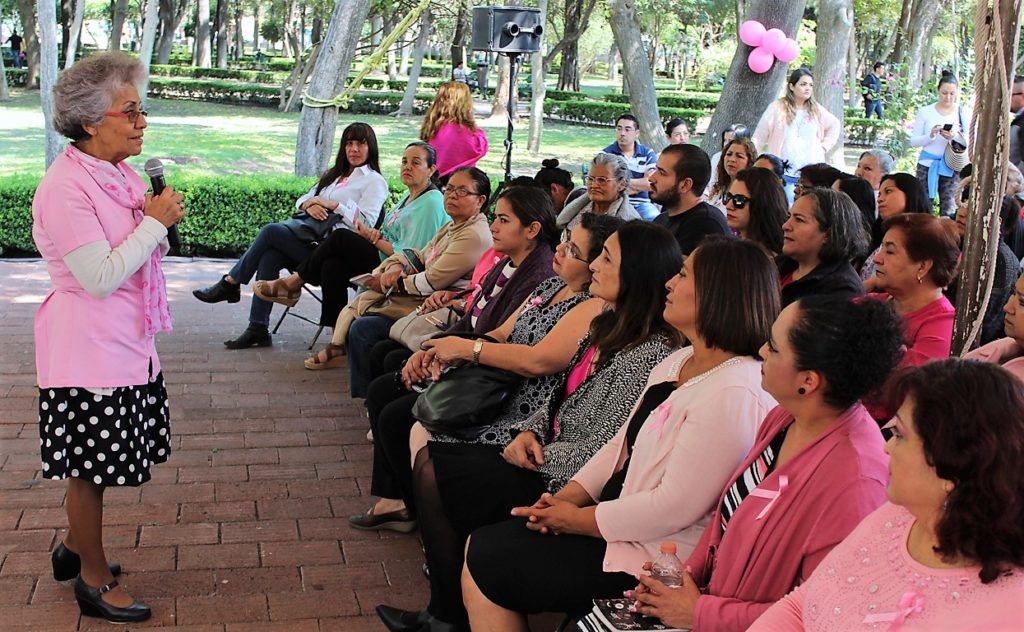 Se conmemoró del Día Internacional de la Lucha contra el Cáncer de Mama en Queréraro Capital.