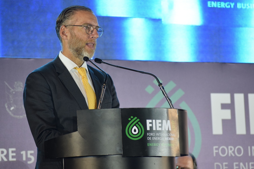 Marco del Prete inaugura Foro Internacional de Energía México.