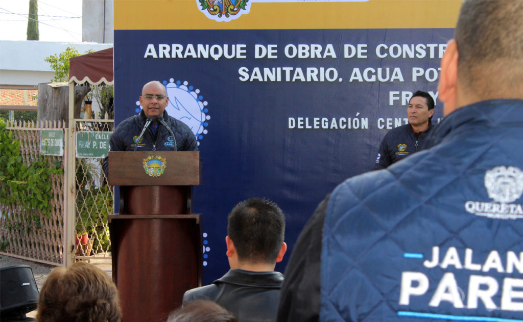 El Presidente Municipal de Querétaro, Marcos Aguilar Vega, trabaja en mejorar la movilidad de la Ciudad Capital.