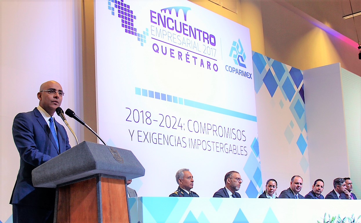 Marcos Aguilar Vega destaca crecimiento económico del Municipio de Querétaro