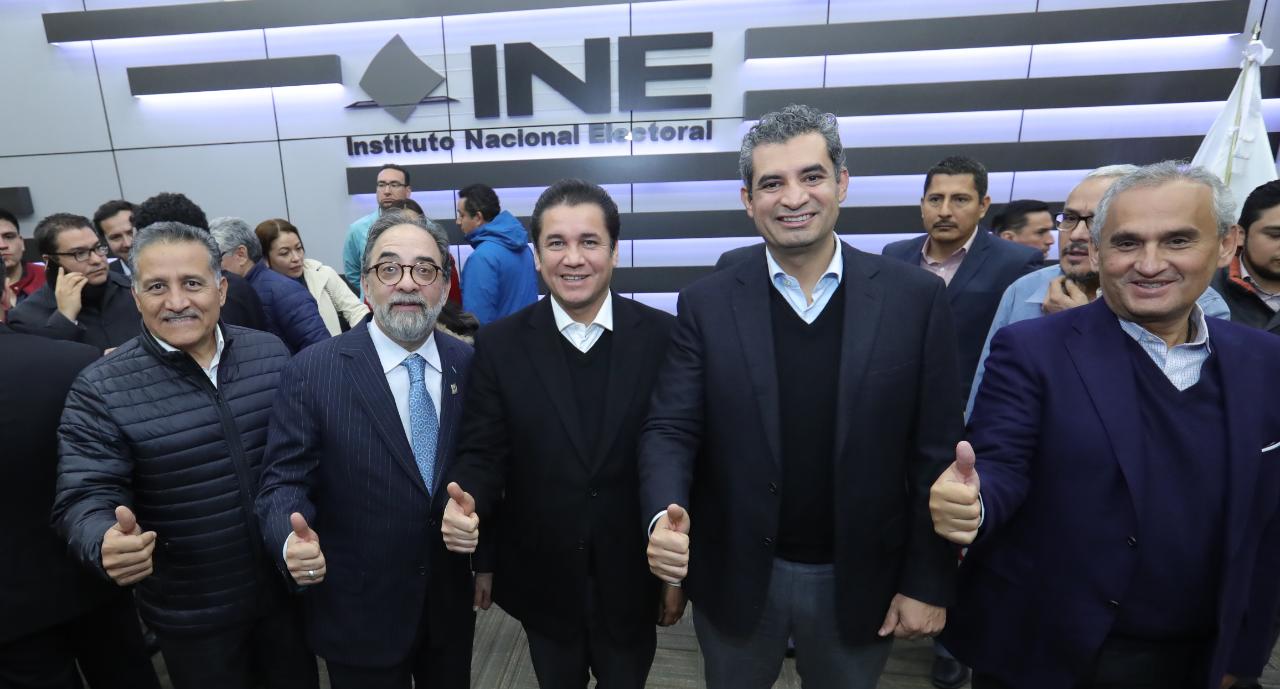 PRI, PVEM y Nueva alianza registran la coalición "Meade ciudadano por México"