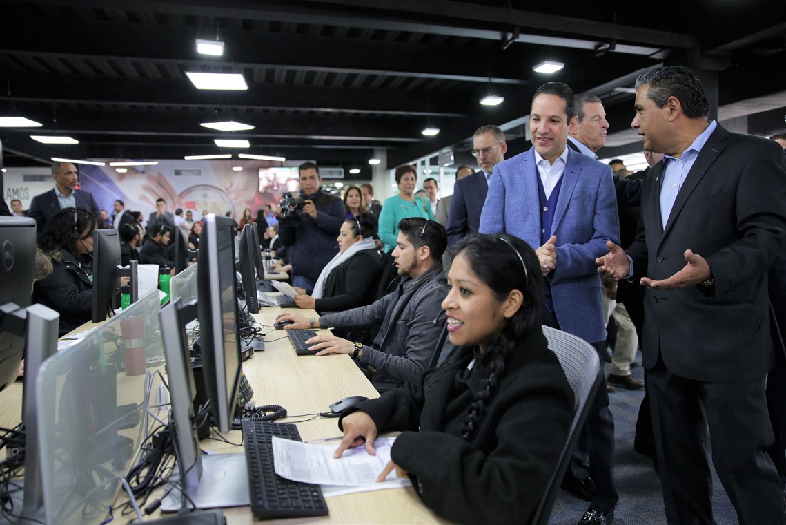 El Gobernador Francisco Domínguez encabeza inauguración del Call Center de Herbalife, con una inversión de 48 mdp