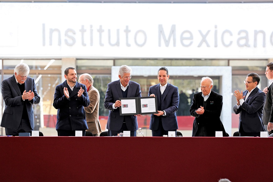 El Gobernador Francisco Domínguez y el Secretario de la SCT conmemoran 30 años del IMT