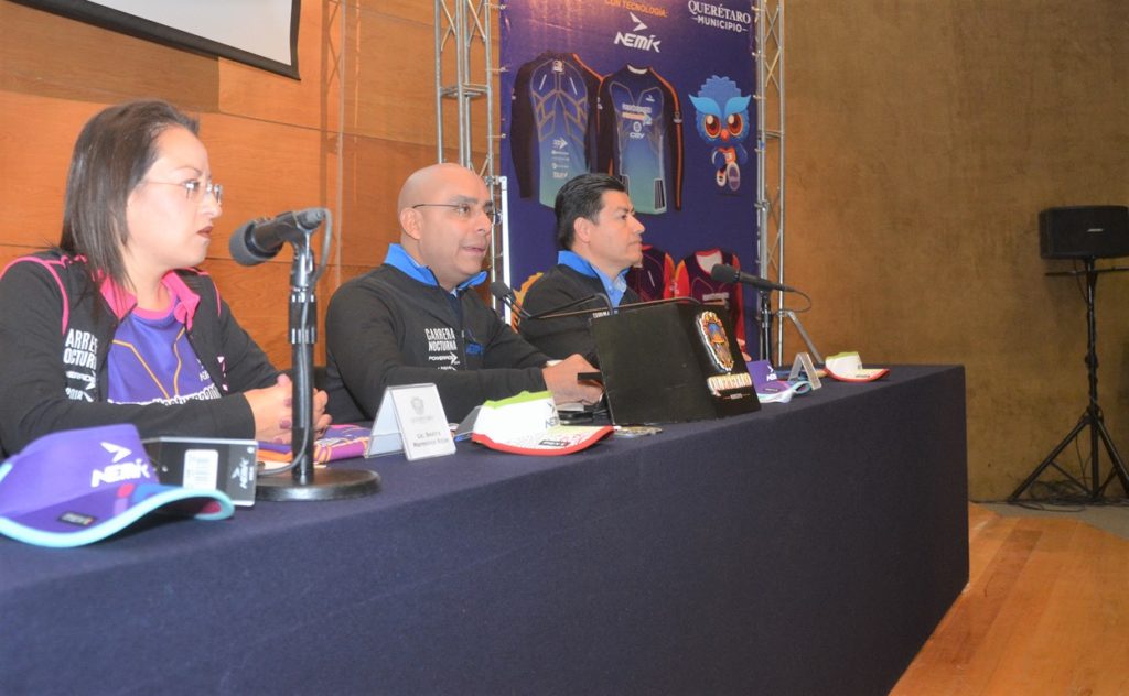  El Alcalde de la Capital, Marcos Aguilar Vega, encabezó la presentación de la convocatoria para la octava edición de la “Carrera Nocturna Powerade” en su versión 2018.