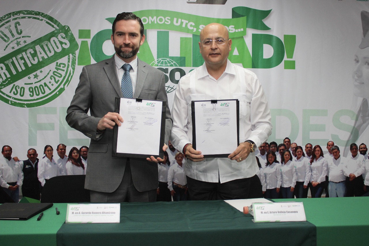 La UTC y el IEEQ firman convenio para promover participación ciudadana de los jóvenes