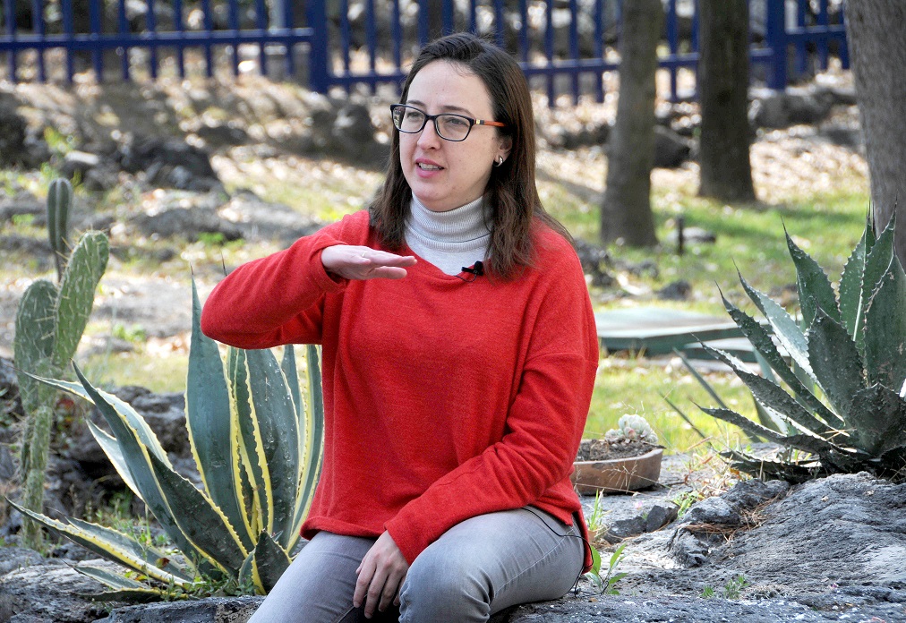Paulina Ordóñez Pérez, investigadora del Centro de Ciencias de la Atmósfera de la UNAM. 
