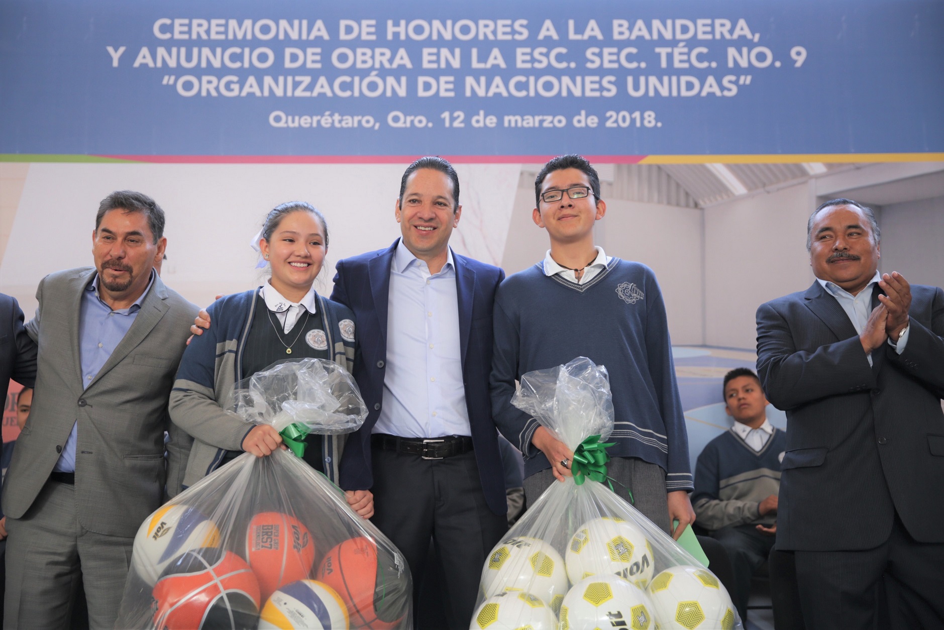 El Gobernador Francisco Domínguez anuncia apoyos a la educación por 263 mdp para el ciclo escolar 2018-2019