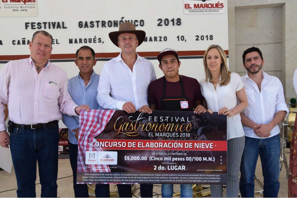 Festival Gastronómico del mole la nieve y la enchilada, atrae a 10 mil visitantes a El Marqués