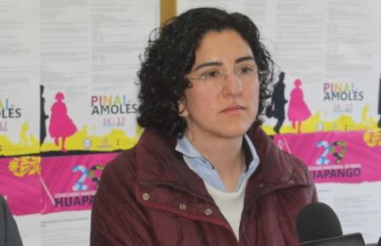 La Alcalde panista de Pinal de Amoles Gloria Rendón, busca repetir en el cargo; el cabildo le niega la licencia para ausentarse del cargo. Foto: Especial.