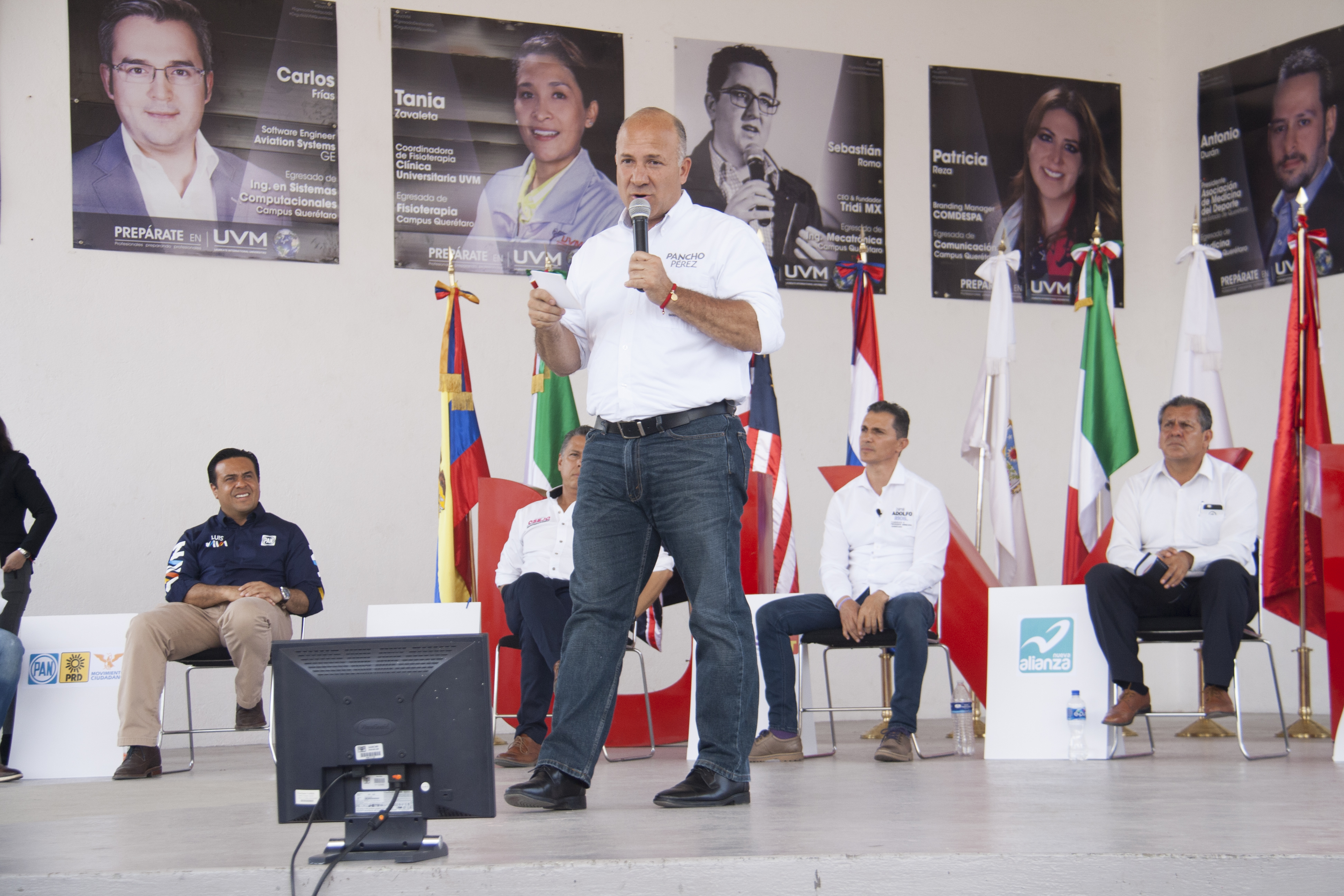 Se compromete Pancho Pérez a aumentar el número de policías en Querétaro Capital para dar más seguridad