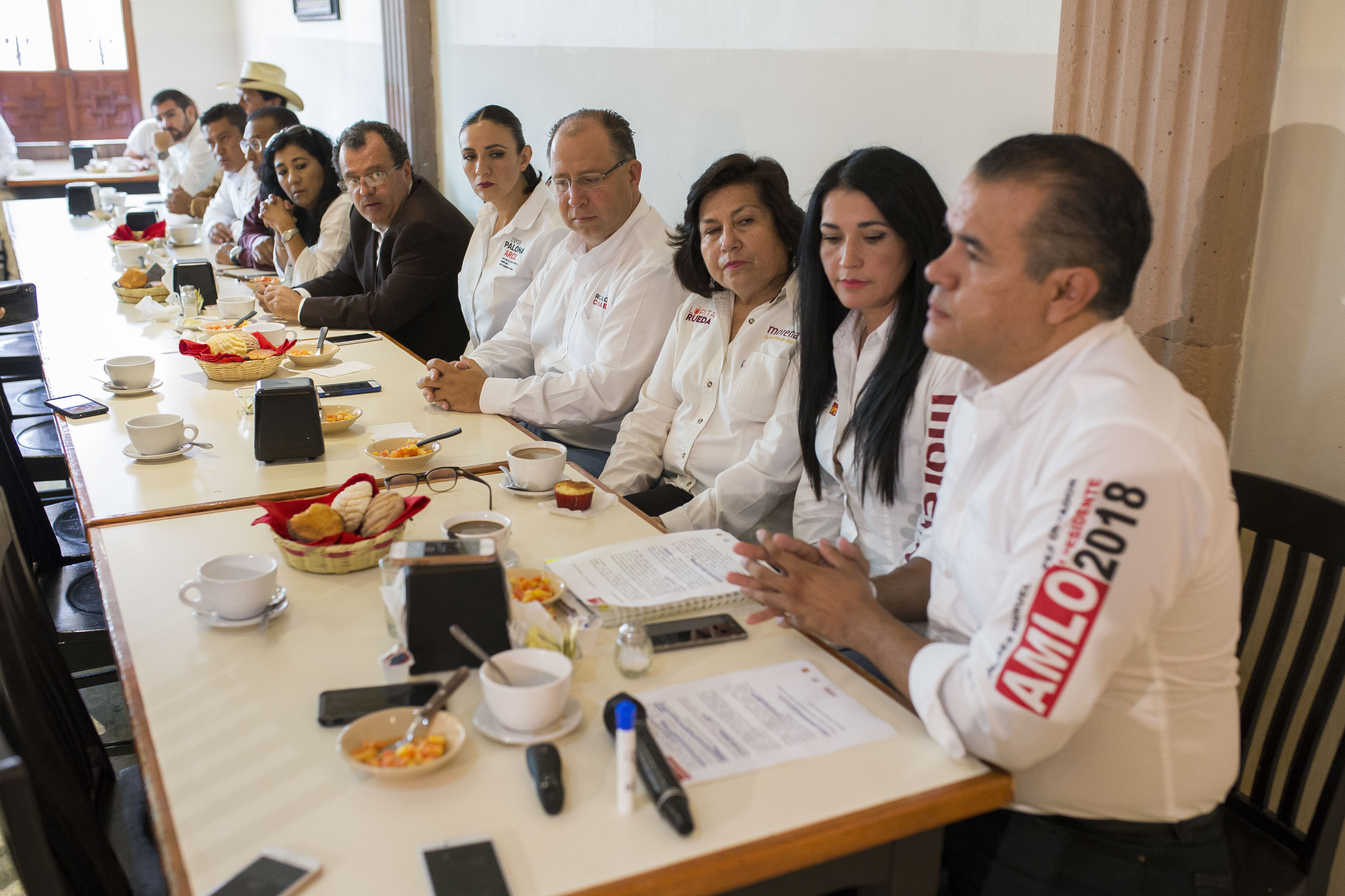 Morena, PES y PT exigen un proceso electoral limpio en Querétaro