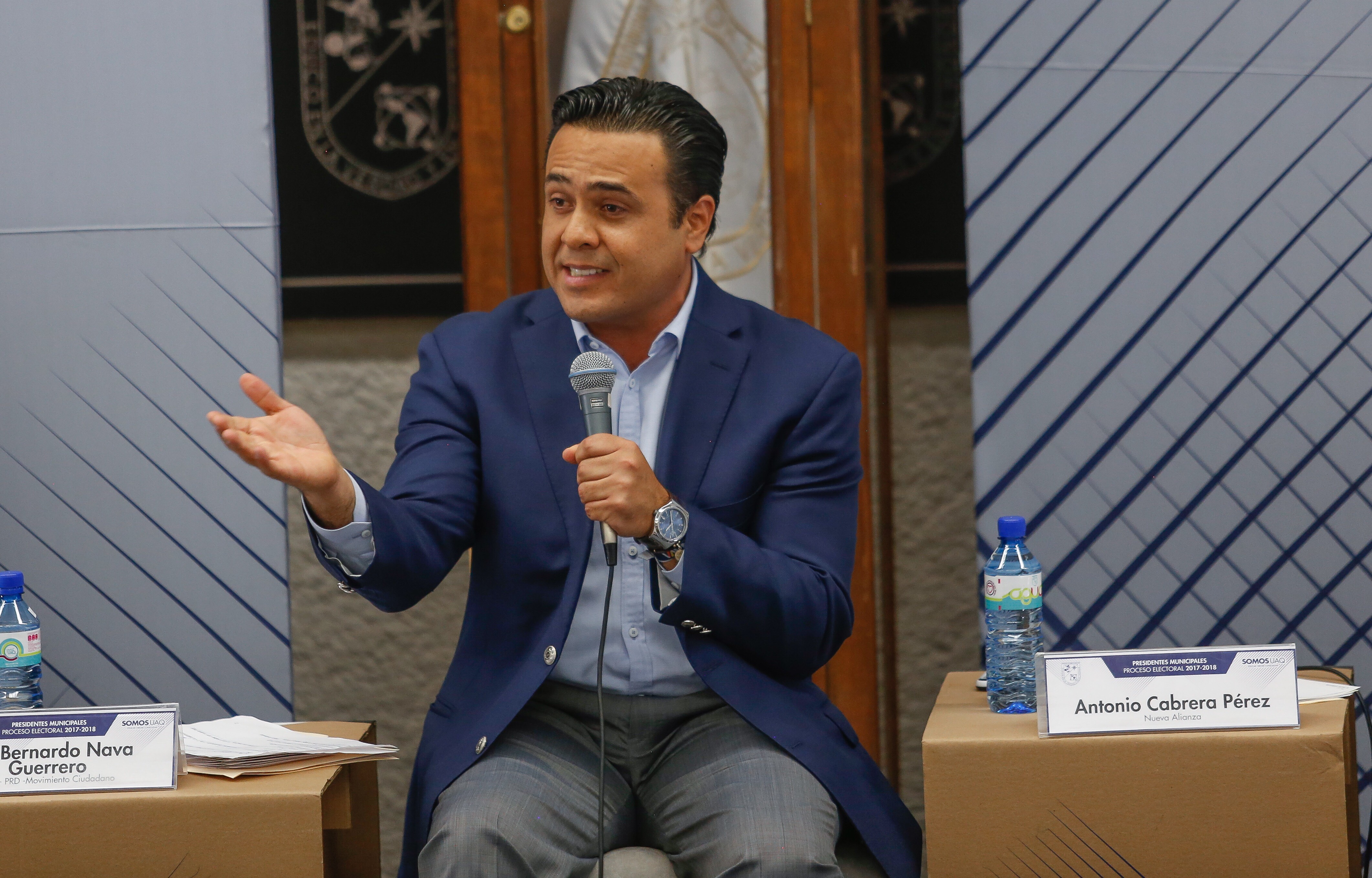 Luis Nava se declara ganador del Debate organizado por al UAQ; asegura que no habrá pacto de impunidad