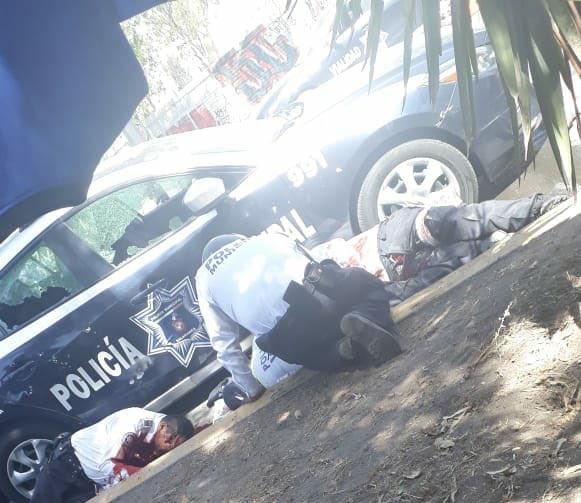 Sicarios ejecutan a 6 policías en Salamanca Guanajuato. Foto: Twitter: @edgarfabianvf