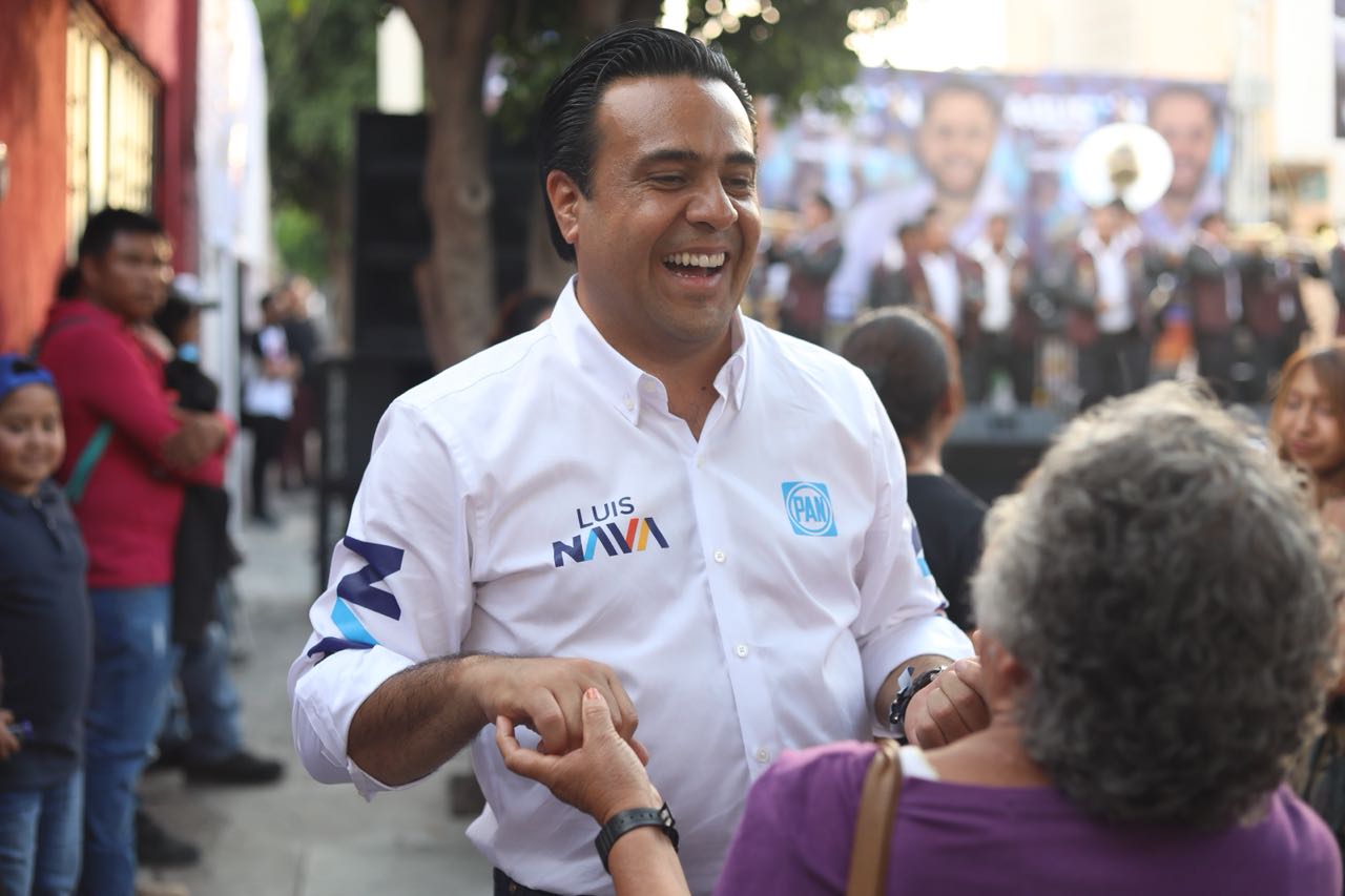 Luis Nava y Agustín Dorantes cierran campaña en El Barrio la Trinidad