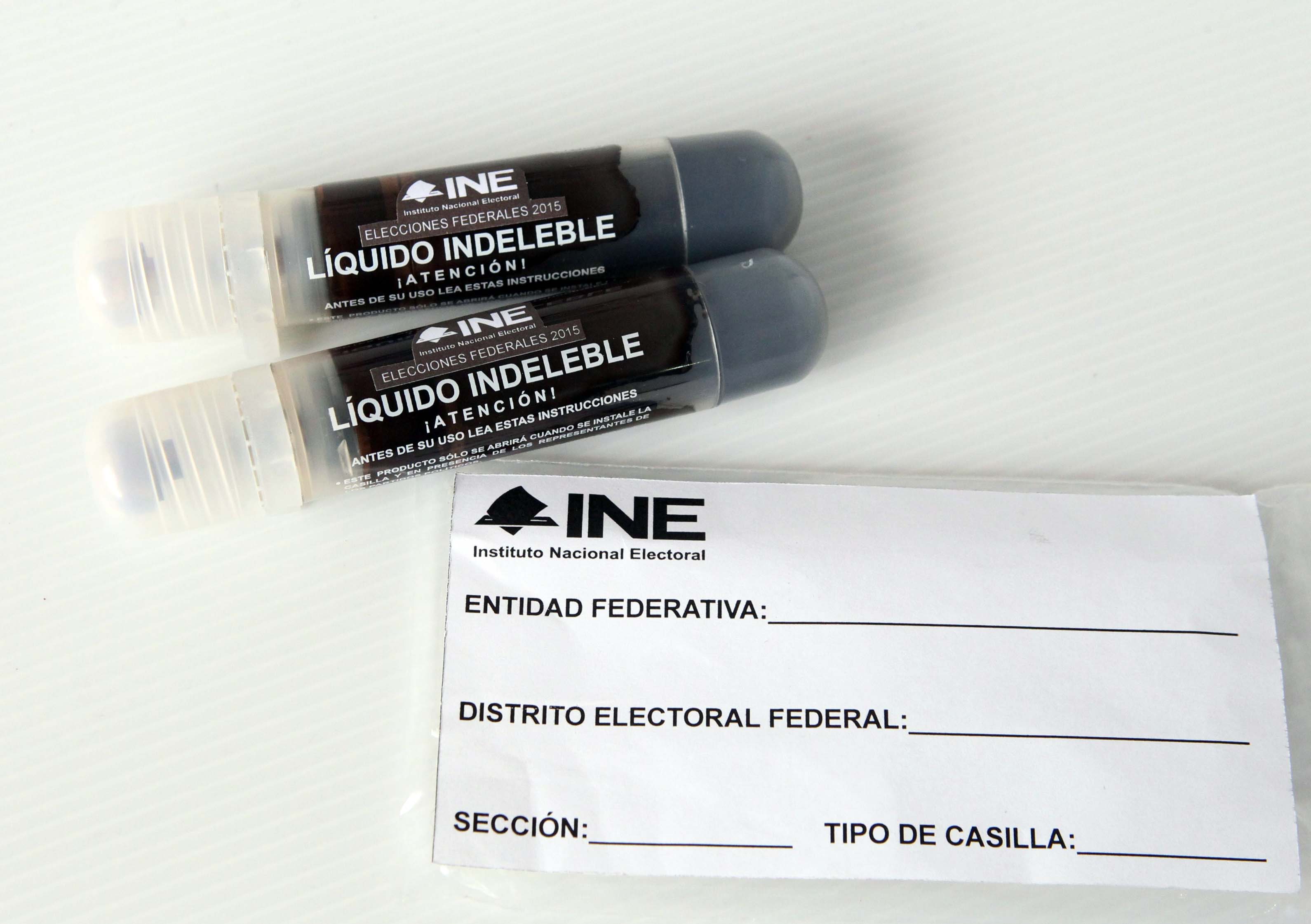 La UAM certifica tinta indeleble que se utilizará en la jornada electoral. Foto: Internet.