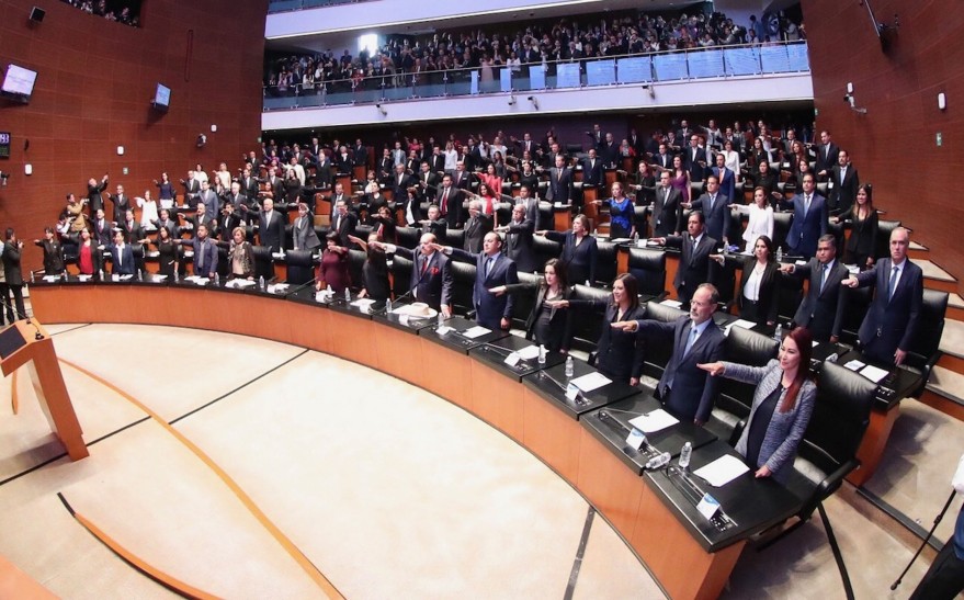 127 senadores toman protesta; así quedará conformada la Mesa Directiva