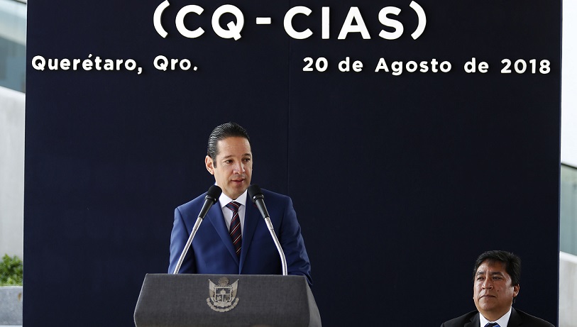El Gobernador Francisco Domínguez inaugura nuevo CQ-CIAS para reforzar la seguridad en Querétaro