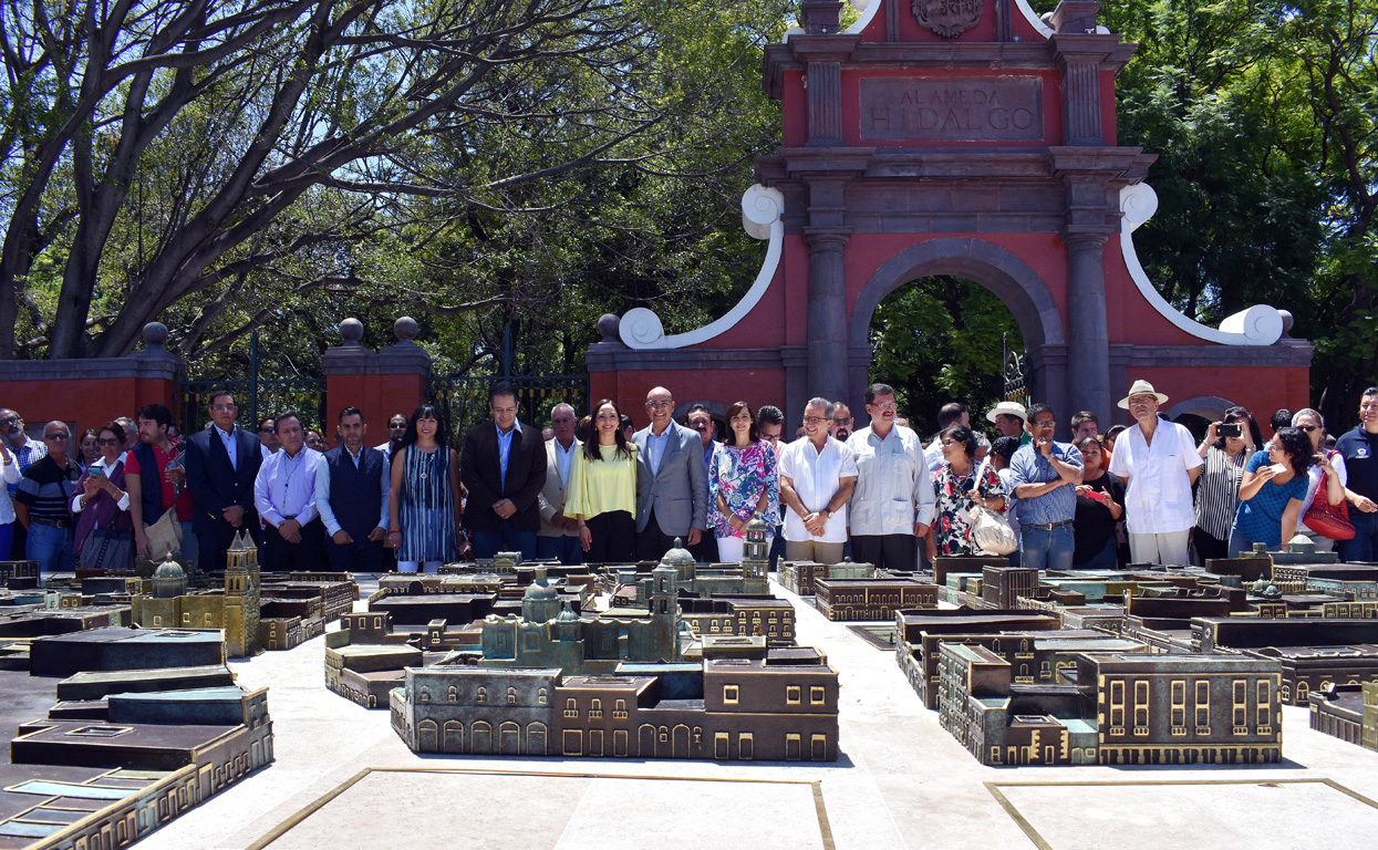 Inaugura MAV maqueta monumental del Centro Histórico de Querétaro