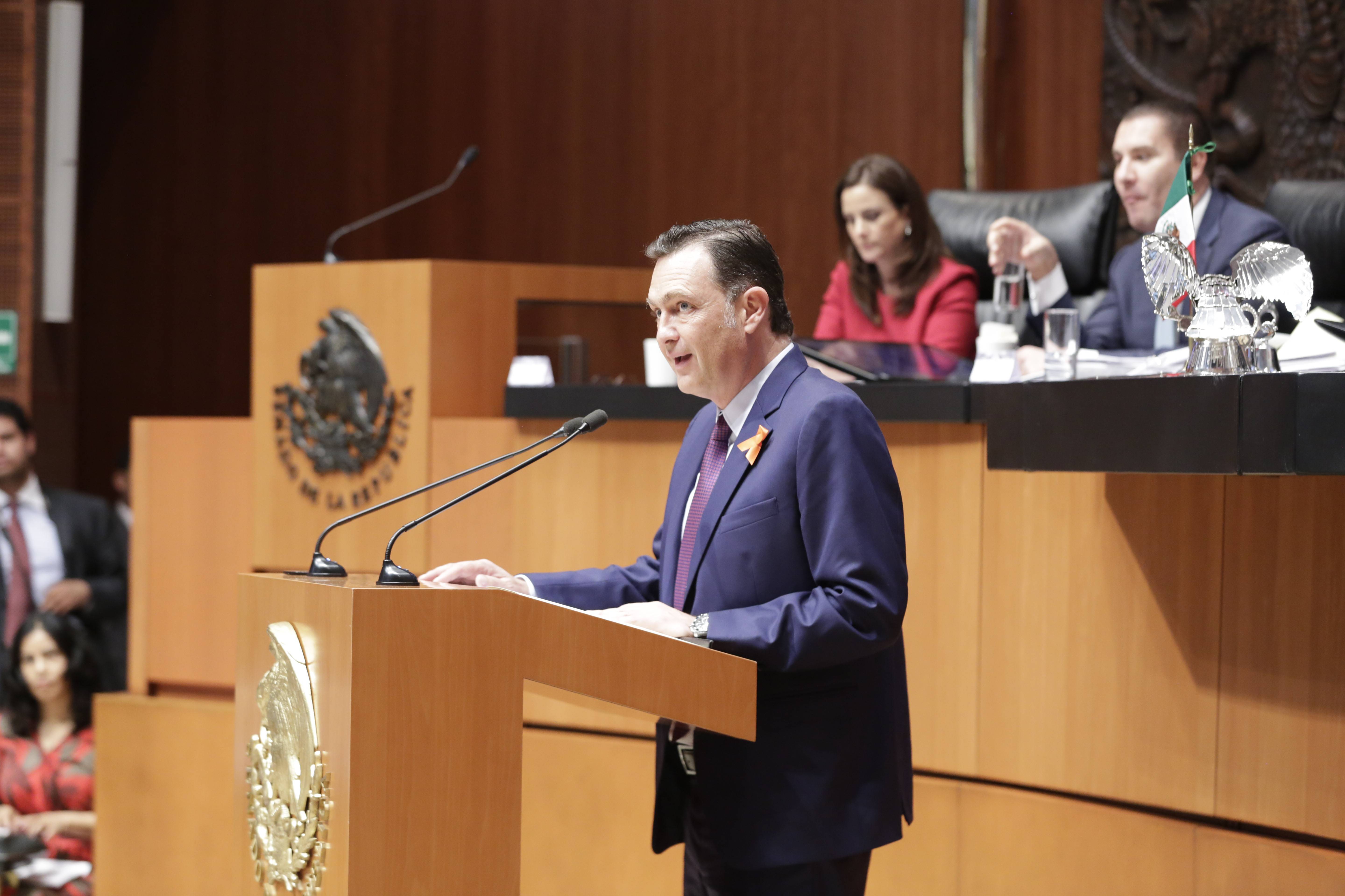 El Senador Mauricio Kuri cuestiona resultados económicos de Peña Nieto