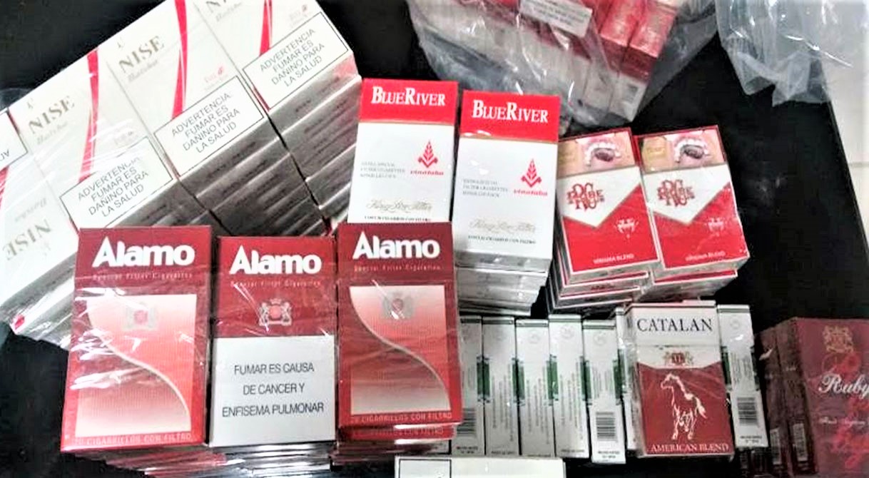 La Policía Federal asegura 60 mil cigarrillos en el Aeropuerto de Querétaro.