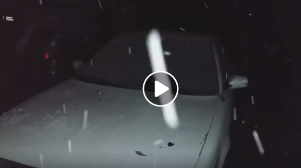 #Vídeo >Reportan caída de nieve en El Municipio de Pinal de Amoles.