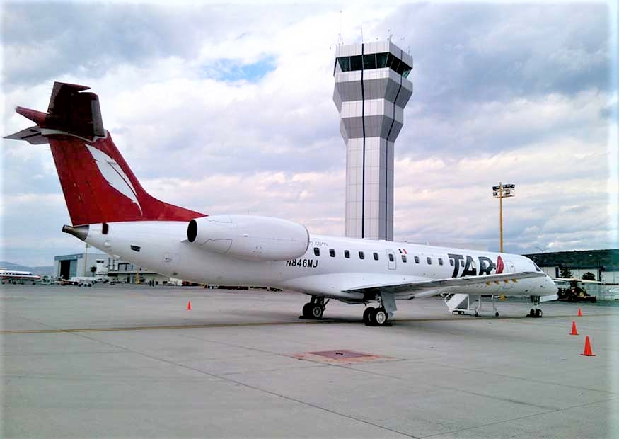 Falla eléctrica afecta operaciones del Aeropuerto de Querétaro. Foto: Internet.