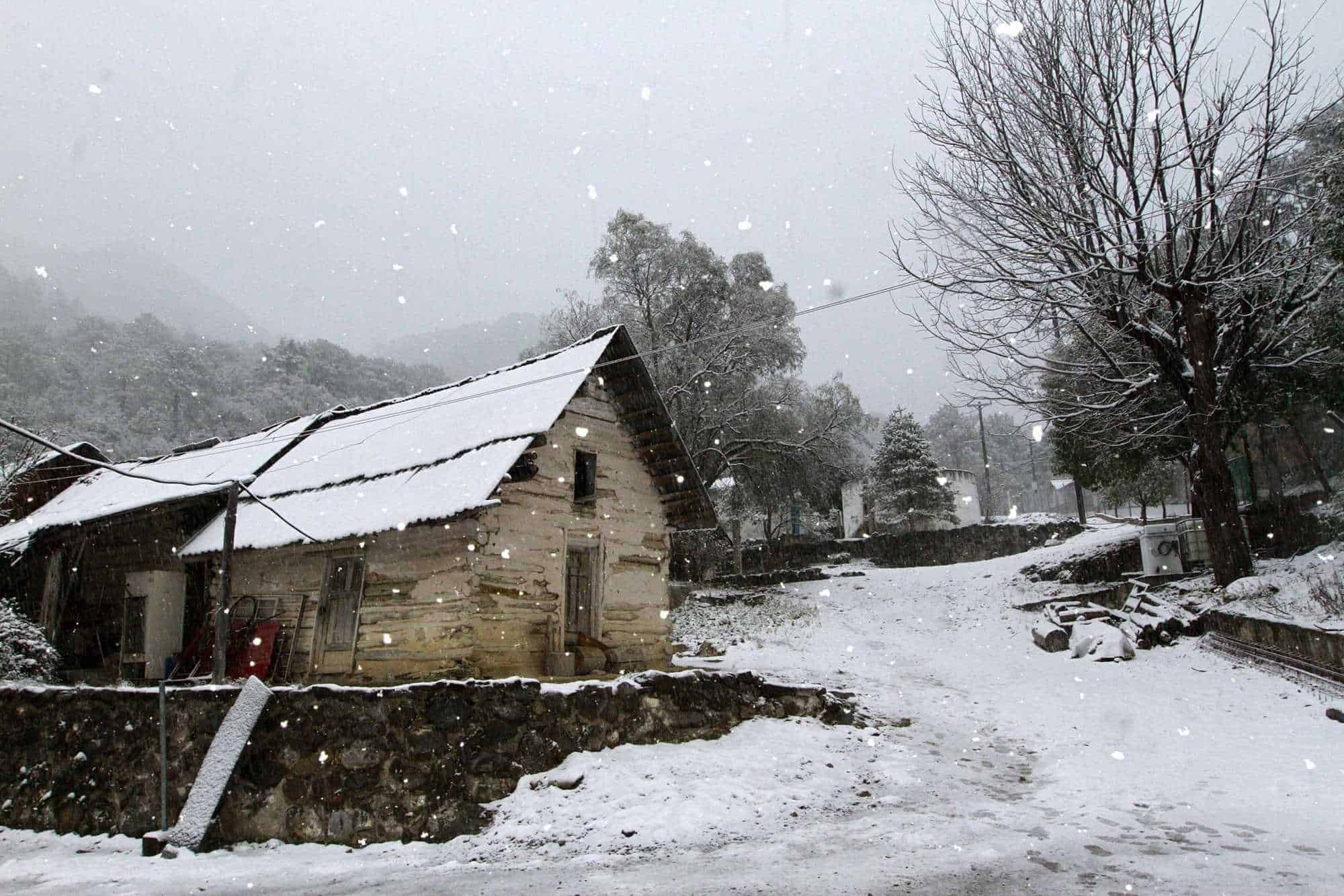 Entrada de frente frío generará caída de nieve y agua nieve en montañas del centro y norte de México. Foto: Internet.