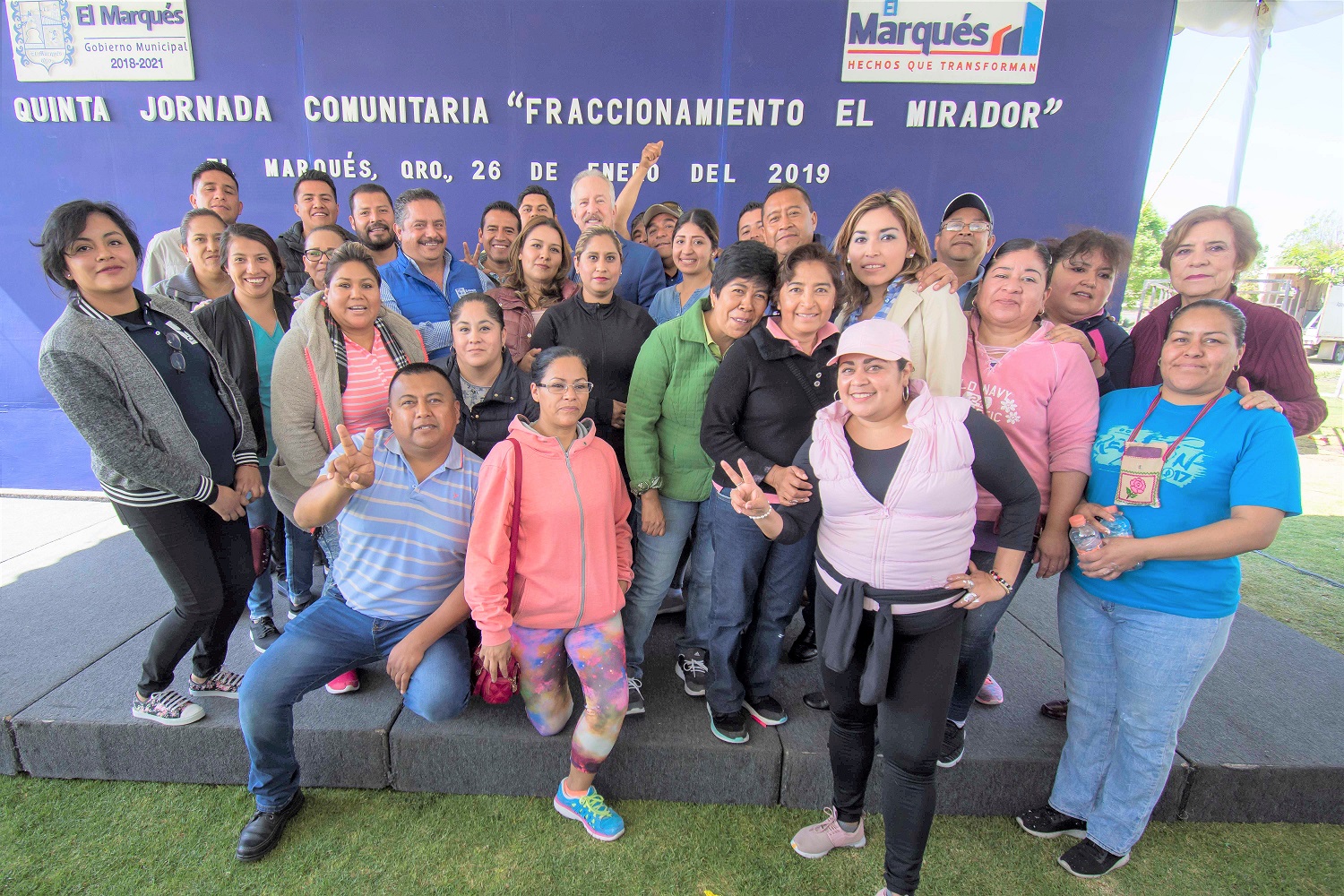 Enrique Vega encabeza quinta Jornada Comunitaria en El Marqués