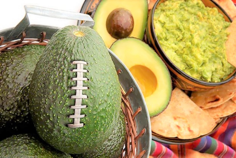 Envían 109 mil toneladas de aguacate a EU para el Super Bowl. Foto: Internet.