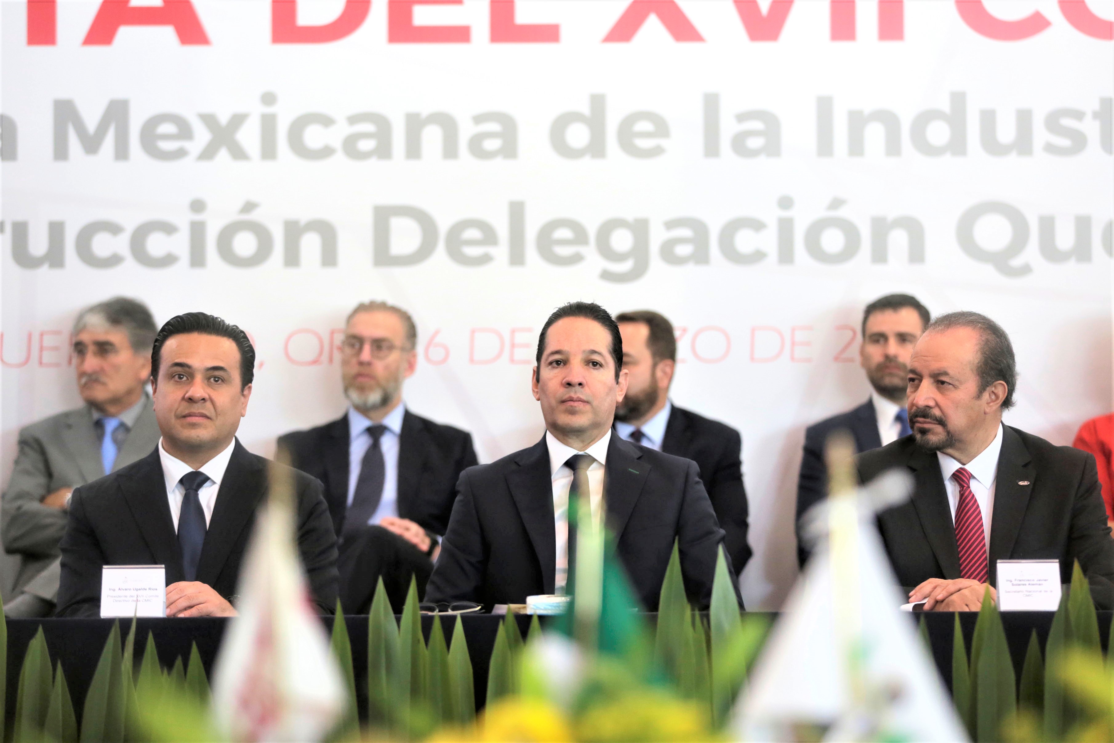 Sector de la construcción, artífice del crecimiento de Querétaro; asegura el Gobernador Pancho Domínguez.