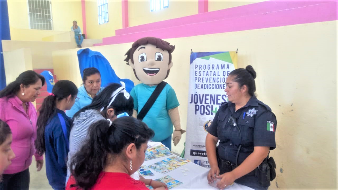 Realizan actividades en materia de prevención de adicciones en Tolimán.