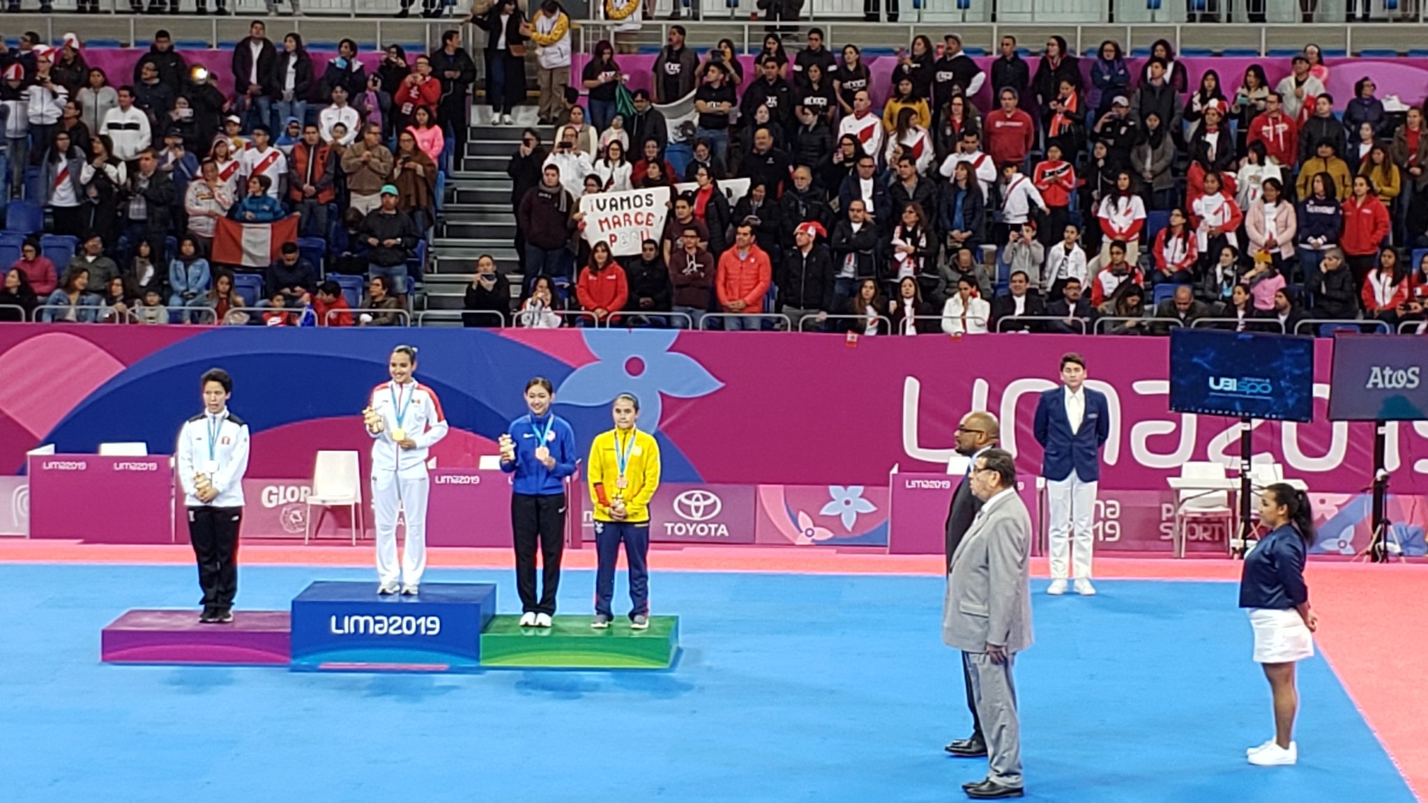 Paola Fregoso gana la primera medalla de oro para México en Juegos Panamericanos. Foto: Twitter.