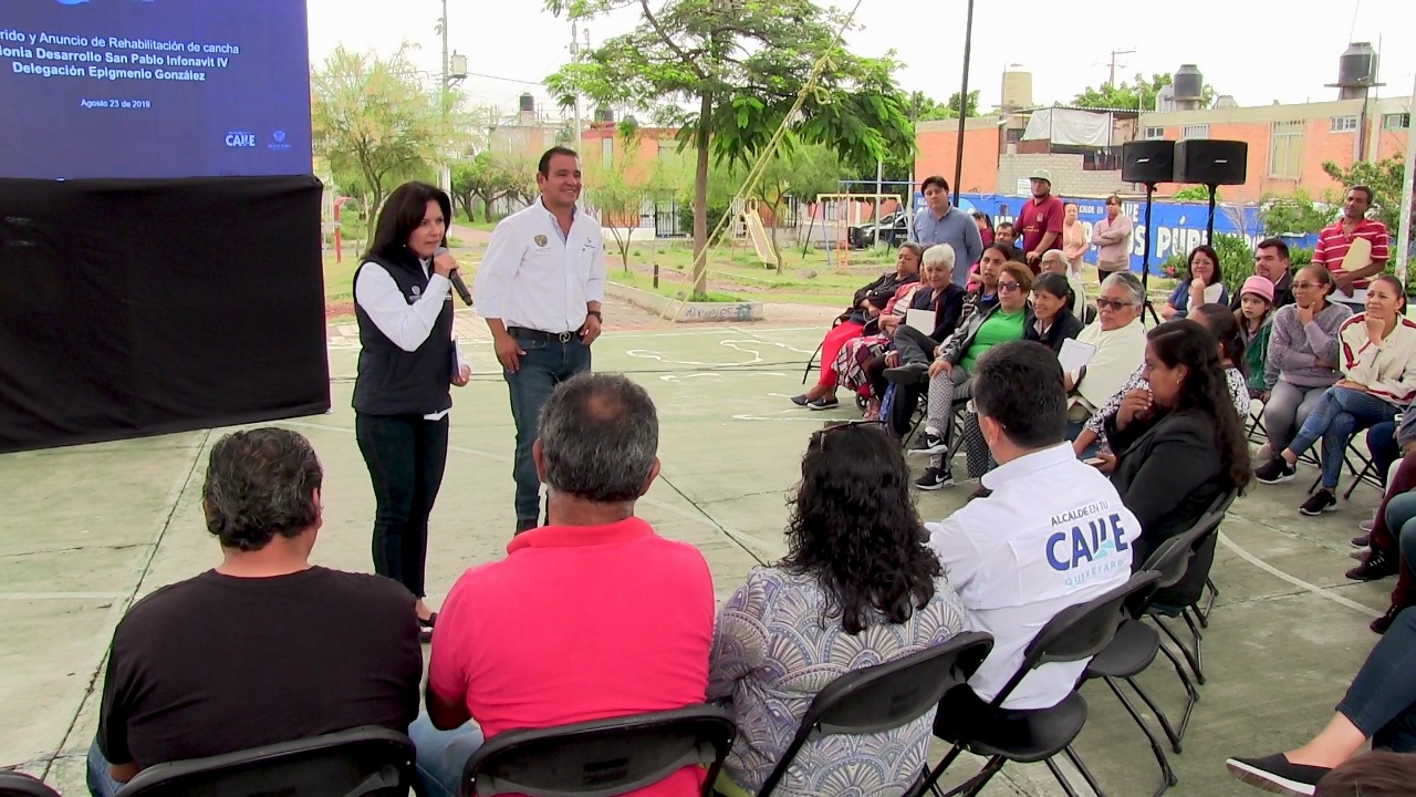 Invertirán 750 mdp para mejorar la calidad de vida de barrios y comunidades de Querétaro Capital.