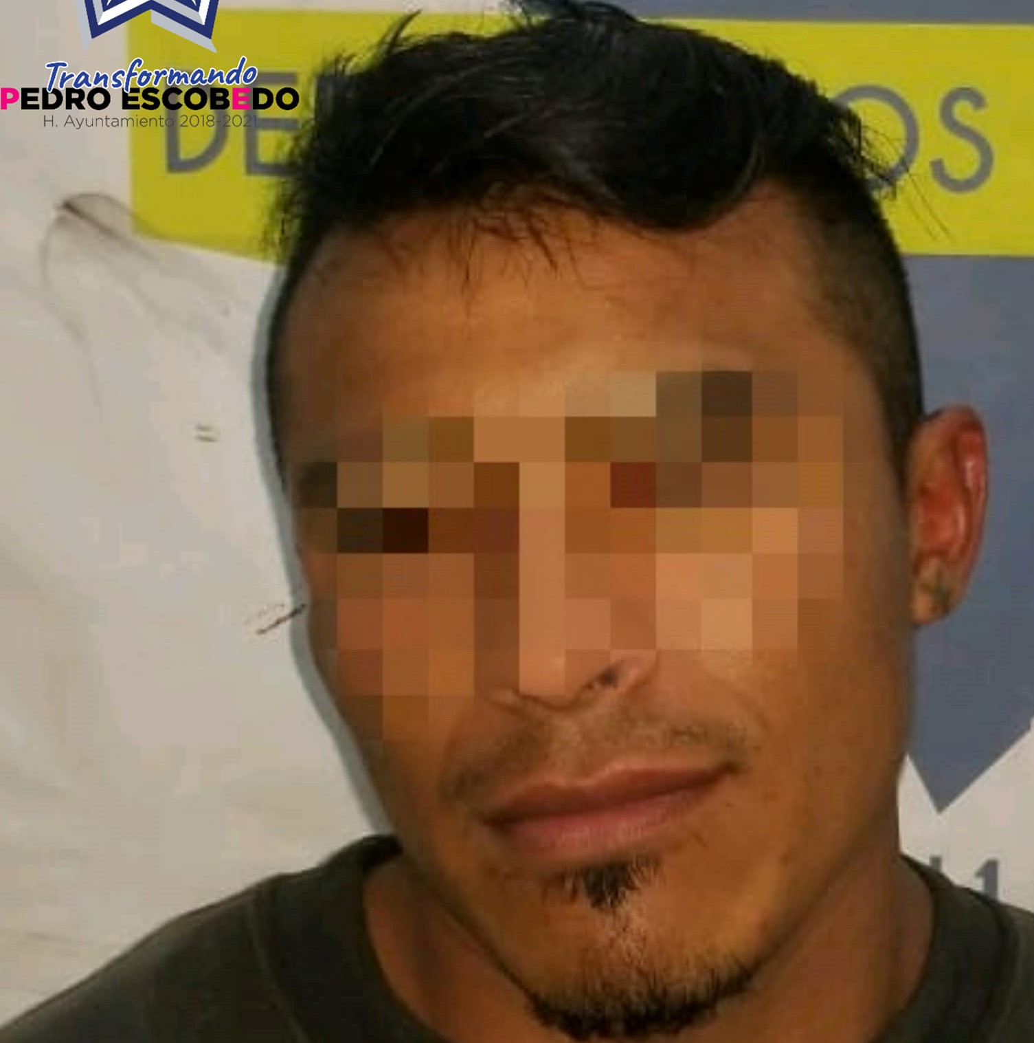 Irresponsable sujeto "echa bala"; es detenido por la policía de Pedro Escobedo.