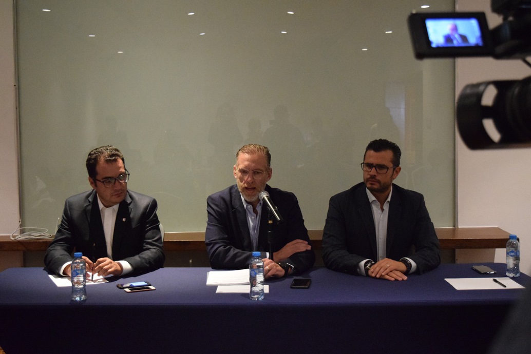 Marco Antonio del Prete encabeza la presentación del Foro T-MEC.