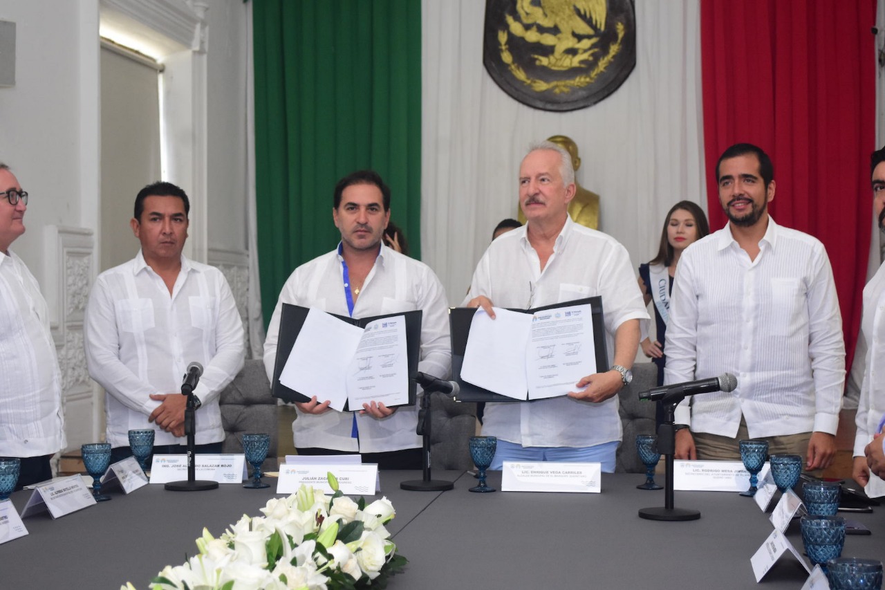 El Marqués y Progreso Yucatán firman hermanamiento