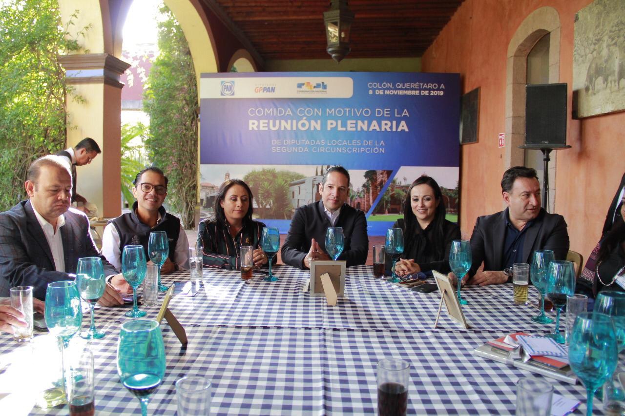 Diputados del PAN realizan reunión Plenaria en Querétaro.