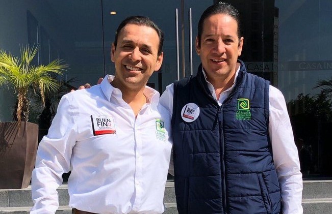 El Gobernador Pancho Domínguez desea éxito a comerciantes de Querétaro por Buen Fin