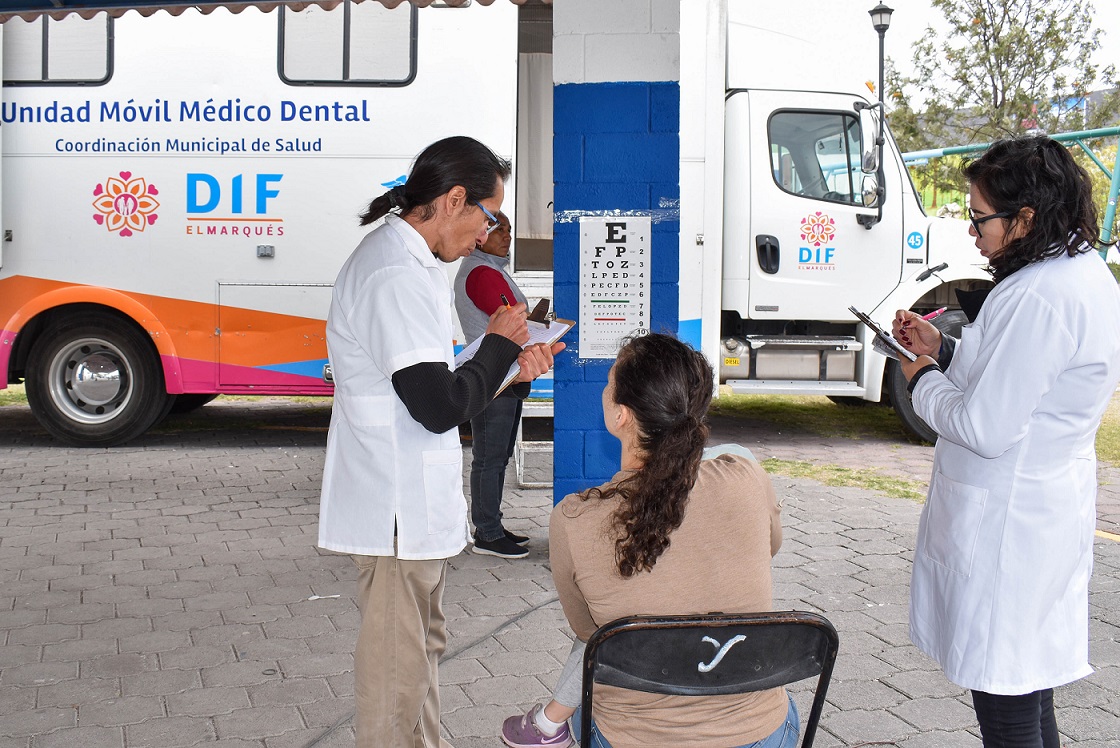 El DIF de El Marqués realiza Jornada de Salud y Cuidado personal en La Pradera.