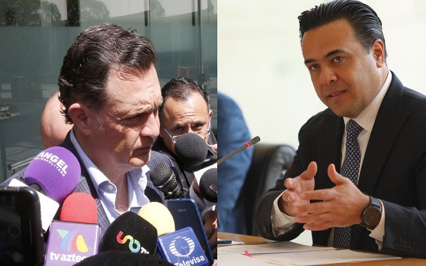 Mauricio Kuri y Luis Nava en cuarentena; tuvieron interacciones con el Gobernador Pancho Domíngez.