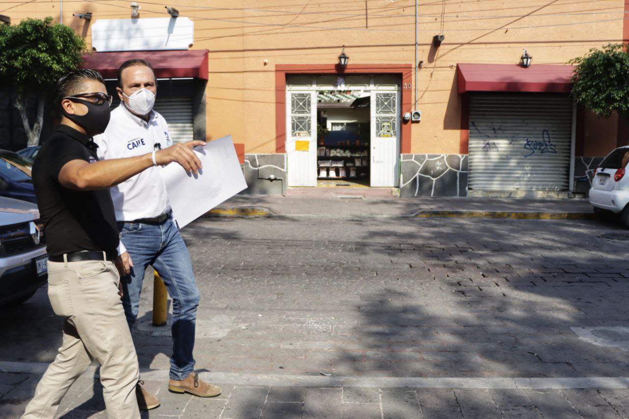 Corregidora se prepara para recibir al turismo; mejoran la imagen urbana de El Pueblito.