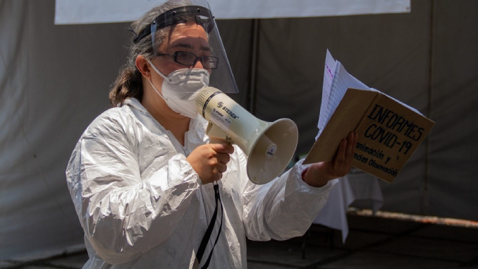 México vuelve a romper récord en muertes por COVID-19. Foto: Internet.