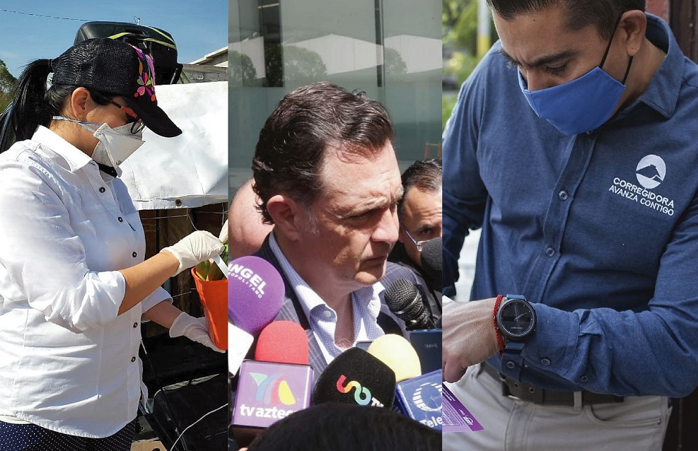 INE señala a 3 políticos panistas de Querétaro que supuestamente utilizan pandemia para promocionarse.