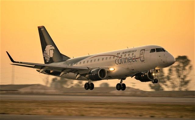 Aeroméxico reinicia vuelos en el Aeropuerto de Querétaro.