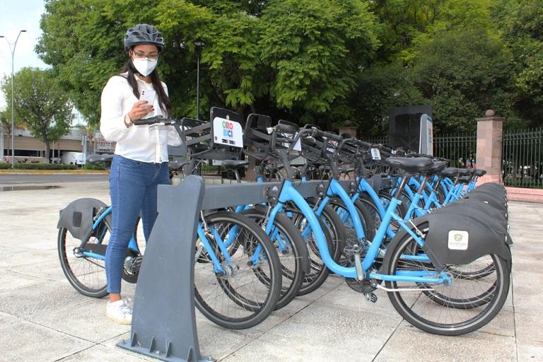 Autoridades del Municipio de Querétaro anunciaron que QroBici será gratis durante 1 mes.