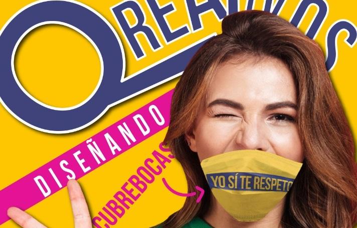 El 20 de agosto cierra la convocatoria Diseñando Cubrebocas Creativos.