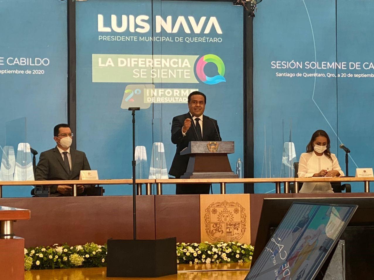 Luis Nava resalta apoyos para rescate por COVID-19 en su Segundo Informe-