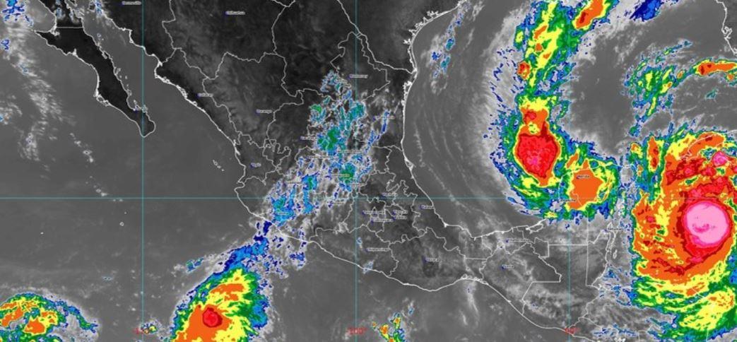 El Huracán Delta amenaza costas de Yucatán y Quintana Roo.